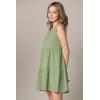 imageLock and Love Womens Summer Tunic Dress V Neck Casual Loose Flowy Swing Shift DressWdr2357sage