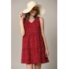 imageLock and Love Womens Summer Tunic Dress V Neck Casual Loose Flowy Swing Shift DressWdr2357winepolka