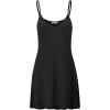 imageLock and Love Womens V Neck Spaghetti Strap Cami Tunic Short Slip Dress  Made in USAWdr1090black
