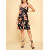 imageLock and Love Womens V Neck Spaghetti Strap Cami Tunic Short Slip Dress  Made in USAWdr1090blackfloral