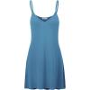imageLock and Love Womens V Neck Spaghetti Strap Cami Tunic Short Slip Dress  Made in USAWdr1090denim