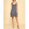 imageLock and Love Womens V Neck Spaghetti Strap Cami Tunic Short Slip Dress  Made in USAWdr1090hdg