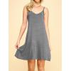 imageLock and Love Womens V Neck Spaghetti Strap Cami Tunic Short Slip Dress  Made in USAWdr1090hdg