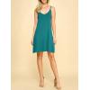 imageLock and Love Womens V Neck Spaghetti Strap Cami Tunic Short Slip Dress  Made in USAWdr1090jade