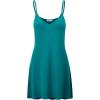 imageLock and Love Womens V Neck Spaghetti Strap Cami Tunic Short Slip Dress  Made in USAWdr1090jade