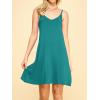 imageLock and Love Womens V Neck Spaghetti Strap Cami Tunic Short Slip Dress  Made in USAWdr1090jade