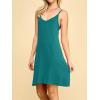 imageLock and Love Womens V Neck Spaghetti Strap Cami Tunic Short Slip Dress  Made in USAWdr1090jade