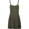 imageLock and Love Womens V Neck Spaghetti Strap Cami Tunic Short Slip Dress  Made in USAWdr1090olive