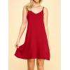 imageLock and Love Womens V Neck Spaghetti Strap Cami Tunic Short Slip Dress  Made in USAWdr1090red