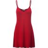 imageLock and Love Womens V Neck Spaghetti Strap Cami Tunic Short Slip Dress  Made in USAWdr1090red