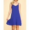 imageLock and Love Womens V Neck Spaghetti Strap Cami Tunic Short Slip Dress  Made in USAWdr1090royalbrite