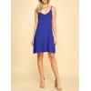 imageLock and Love Womens V Neck Spaghetti Strap Cami Tunic Short Slip Dress  Made in USAWdr1090royalbrite