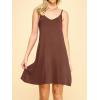 imageLock and Love Womens V Neck Spaghetti Strap Cami Tunic Short Slip Dress  Made in USAWdr1090rust