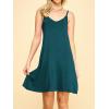 imageLock and Love Womens V Neck Spaghetti Strap Cami Tunic Short Slip Dress  Made in USAWdr1090teal