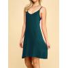 imageLock and Love Womens V Neck Spaghetti Strap Cami Tunic Short Slip Dress  Made in USAWdr1090teal