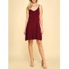 imageLock and Love Womens V Neck Spaghetti Strap Cami Tunic Short Slip Dress  Made in USAWdr1090wine