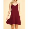 imageLock and Love Womens V Neck Spaghetti Strap Cami Tunic Short Slip Dress  Made in USAWdr1090wine
