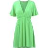 imageLock and Love Womens Short Sleeve Kimono Style Deep V Neck Casual Summer Dress S3XL Plus SizeWdr1338mint
