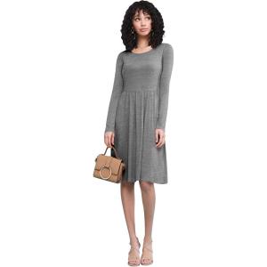 imageLock and Love LL Womens Comfy Casual Short Sleeve Flowy Dresses Loose Plain Dress with PocketsWdr2305hdg