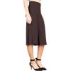 imageLL Womens Knit Culottes Pant  Made in USAWb876brown