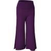 imageLL Womens Knit Culottes Pant  Made in USAWb876darkpurple