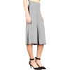 imageLL Womens Knit Culottes Pant  Made in USAWb876heathergrey