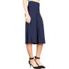 imageLL Womens Knit Culottes Pant  Made in USAWb876navy