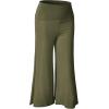 imageLL Womens Knit Culottes Pant  Made in USAWb876olive