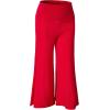 imageLL Womens Knit Culottes Pant  Made in USAWb876red