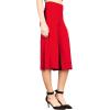 imageLL Womens Knit Culottes Pant  Made in USAWb876red