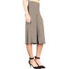 imageLL Womens Knit Culottes Pant  Made in USAWb876taupe