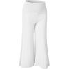 imageLL Womens Knit Culottes Pant  Made in USAWb876white