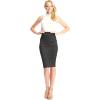 imageLL Womens Scuba Midi Skirt  Made in USAWb700charcoal