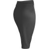 imageLL Womens Scuba Midi Skirt  Made in USAWb700charcoal