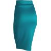 imageLL Womens Scuba Midi Skirt  Made in USAWb700jade