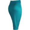 imageLL Womens Scuba Midi Skirt  Made in USAWb700jade