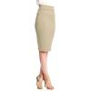 imageLL Womens Scuba Midi Skirt  Made in USAWb700khaki
