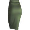 imageLL Womens Scuba Midi Skirt  Made in USAWb700olive