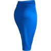 imageLL Womens Scuba Midi Skirt  Made in USAWb700royalbrite