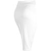 imageLL Womens Scuba Midi Skirt  Made in USAWb700white