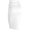 imageLL Womens Scuba Midi Skirt  Made in USAWb700white