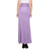 imageLL Womens Wrapped High Low Ruffle Maxi Skirt  Made in USAWb1356lilac