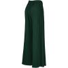 imageLock and Love Womens Pleated Wide Leg Palazzo Maxi Pants with Drawstring or Elastic BandWb1485green