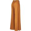 imageLock and Love Womens Pleated Wide Leg Palazzo Maxi Pants with Drawstring or Elastic BandWb1485mustard
