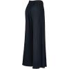 imageLock and Love Womens Pleated Wide Leg Palazzo Maxi Pants with Drawstring or Elastic BandWb1485navy