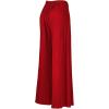 imageLock and Love Womens Pleated Wide Leg Palazzo Maxi Pants with Drawstring or Elastic BandWb1485red