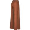 imageLock and Love Womens Pleated Wide Leg Palazzo Maxi Pants with Drawstring or Elastic BandWb1485rust