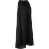 imageLock and Love Womens Pleated Wide Leg Palazzo Maxi Pants with Drawstring or Elastic BandWb1795black