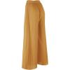 imageLock and Love Womens Pleated Wide Leg Palazzo Maxi Pants with Drawstring or Elastic BandWb1795desert