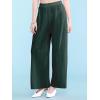imageLock and Love Womens Pleated Wide Leg Palazzo Maxi Pants with Drawstring or Elastic BandWb1795green